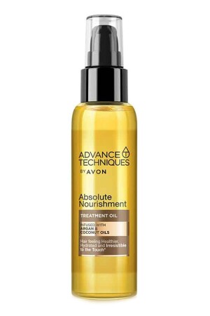 Advance Techniques Hair Care Oil Containing Argan and Coconut Oil 100 Ml. - Avon