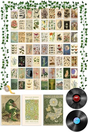 Aesthetic Planty Botany Botanisches Wanddekorationsset ADKLTW46 - bukashops