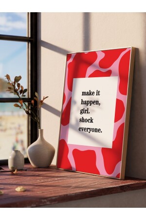 Aesthetic Wall Painting - Wall Poster - Lettering Art Wall Decoration - Unframed - Thick Coated Paper - Postifull