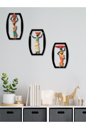 African Women in Ethnic Clothing UV Print Wall Decoration - Gizem Shop