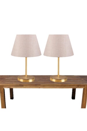 A&g Gold Body Double Lampshade Set Fabric Headboard AAGK9017 - Art&Gift