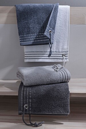 Agujero – Extra weich, modern, 100 % Baumwolle, 50 x 90 cm. Hand-/Gesichtshandtuch-Set H00003 - COTTONMANIA