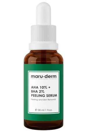 Aha 10% + Bha 2% Anti-Blemish & Skin Tone Equalizing Peeling Mask Skin Care Serum 30 Ml 8682397030741 - Maru.Derm