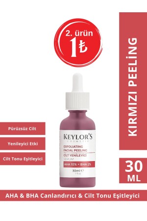 Aha 10% & Bha 2% Red Peeling Serum 30 ml | - Keylor's Cosmetic
