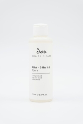 Aha-bha 3 % Tonic 1 % Salicylsäure, 1 % Milchsäure, 1 % Glykolsäure 8682615918714 - Doa Kozmetik