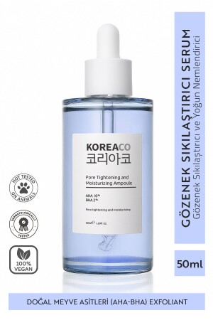 Aha & Bha Revitalizing & Pore Firming and Moisturizing (AHA%10-BHA%2) Ampoule KOREACO&GN - KOREACO