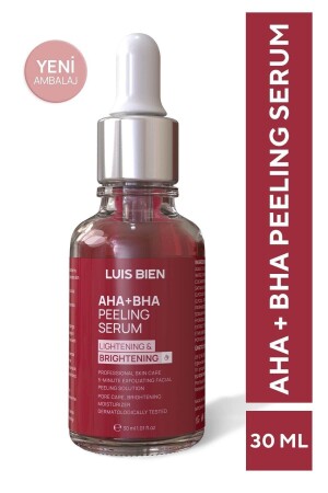 AHA+BHA Skin Tone Equalizing Red Peeling Serum 30 ml (Aha 10% + Bha 2%) 8681967483734 - Luis Bien