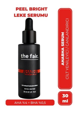 AHABHA Peel Bright Blemish Hautserum zur Entfernung von Hautunreinheiten 4 % AHA+ 0 %. 5 BHA 30 ml ZZ. V.V.SGT. 2021/0844 - The Fair