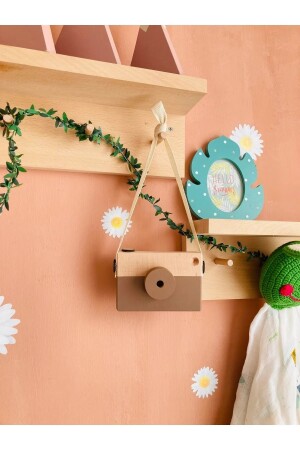 Ahşap Fotoğraf Makinesi - Oyuncak - Vegüba