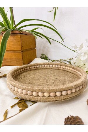 MNZ الخشبية صغيرة ذو رصاصة 25 سم Wicker Raffia الطبيعية / صندوقا الخصر ، صندوقا ديكوراتيا ، حمام ، المنزل ، صندوقا - homeyandlovey