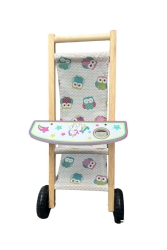 Ahşap Oyuncak Bebek Arabası T2392 - Toysilla