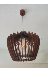Ahşap Rustik Banyo Mutfak Vintage Salon Avizesi Isme Özel Hazırlanan Ahşap Kutu Hediyelidir 58800100-20 - Ferisa Home
