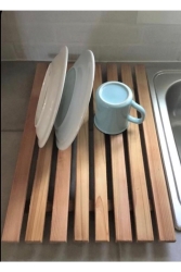 Ahşap Tezgah Üstü Tabak Ve Bardak Kurutmalık 655555 - lazzir handle