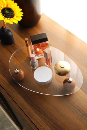 Ahşap Top Ayaklı Pinterest Şeffaf Organizer Düzenleyici Stant Mutfak Düzenleyici - Zayah Home