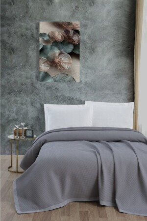 Air Conditioned Pike, 100% Cotton Honeycomb Pike, Dörtmevsim Pike Double 220x240-grey M00391614 - Mulberry