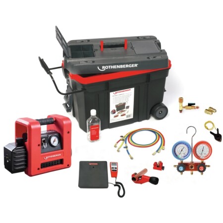Air conditioner service kit ROTHENBERGER Roccady 120 R32 Analogue - Rothenberger