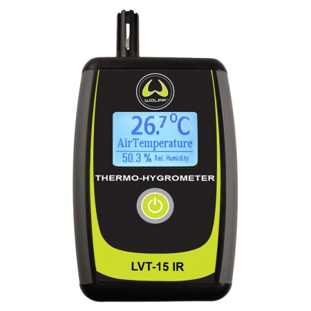 Air temperature, humidity and dew point measuring device WOLFF LVT 15 IR - Wolff