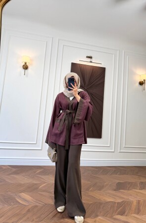 Aira Kimono Takım - Bordo - Nuuwears