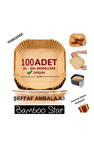 Airfryer Baking Paper - bamboo star