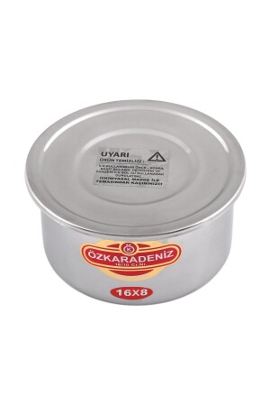 Airfryer Juicy Food Kochbehälter 16*8 cm Edelstahl ÖZ-211 - ÖZ KARADENİZ MUTFAK