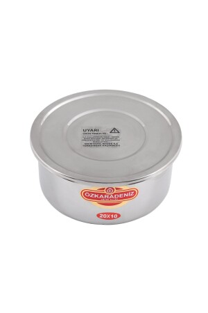 Airfryer Juicy Food Kochbehälter 20*10 cm Edelstahl ÖZ-213 - ÖZ KARADENİZ ENDÜSTRİYEL