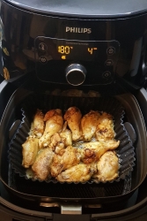 Airfryer Silicone Cooking Container 20x20 Cm Compatible with All Airfryers Black air01 - GULHANILE