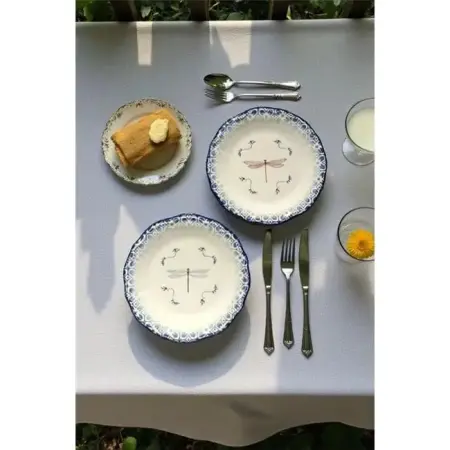 Akayev Porcelain Libella 6-Piece Cake Set - Akayev