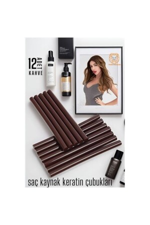 Akdenizpos Ar01 Nano Keratin Welding Rods 12 Pieces Brown Absolute 720352 (New) - Genel Markalar