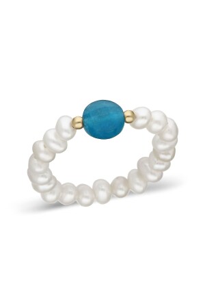 AKİ QUARTZ PEARL RING - Mlini Jewellery