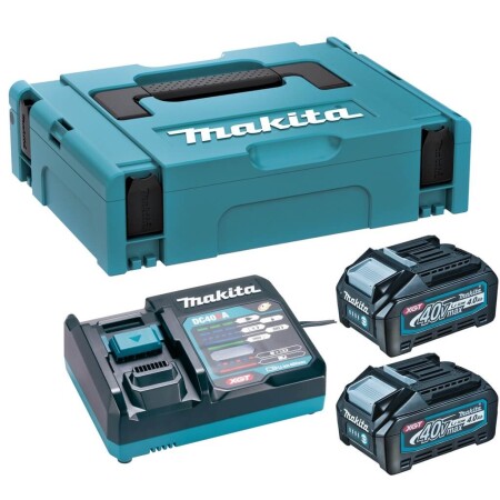 Akku- und Ladegerät-Set MAKITA 40V Max XGT 2x4,0Ah - Makita 40V Max XGT