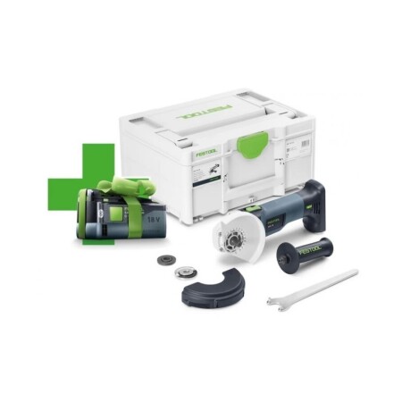 Akku-Winkelschleifer FESTOOL AGC 18-125 EB-Basic mit Zubehör - FESTOOL
