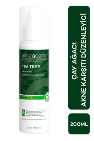 Akne Karşıtı Ve Sebum Düzenleyici Temizleme Jeli-tea Tree Face Wash 8680525351539 - mineaderm