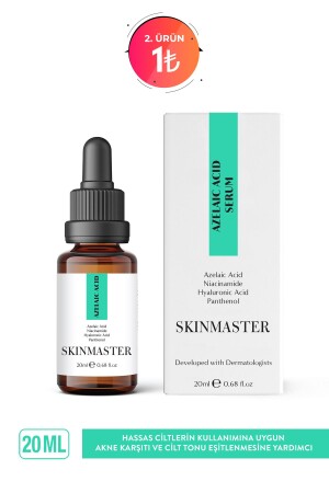Akneye Yatkın Hassas Ciltlerin Kullanımına Uygun Leke Karşıtı Azelaik Asit Serum ( Azelaik Asit %5) S0000036 - SkinMaster