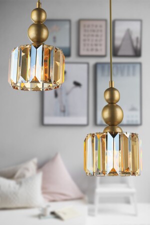 Alaba 2. li Chandelier Antiqued Honey Stone BEG1187BEG02 - Begüsa