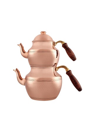 Alacahöyük Copper Midi Teapot 153. 03. 08. 2667 - Karaca