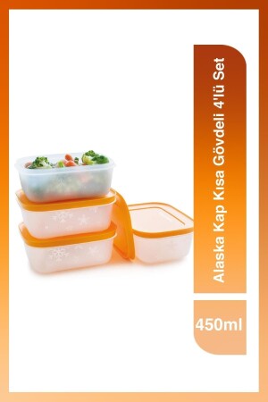 Alaska Cap Short Bodied Set of 4 450 Ml 11130341 - Tupperware