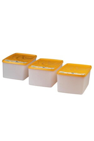 Alaska Nofrost Storage Container 3.5 Liter Set of 3 Orange 000695 - HOBBY LİFE