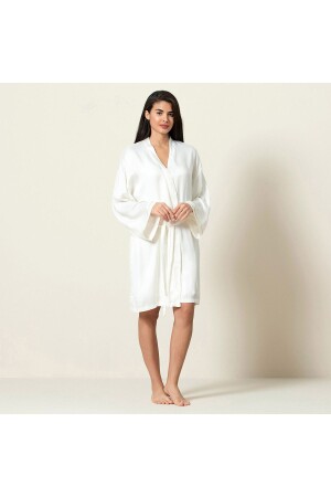 Alberta Dressing Gown Ecru - Chakra