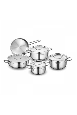 Alfa 9 Piece Cookware Set A1660 - KORKMAZ