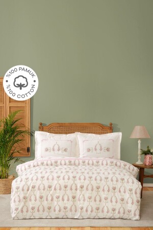 Alfia Powder Cotton Single Duvet Cover Set 200. 21. 01. 0104 - Karaca Home