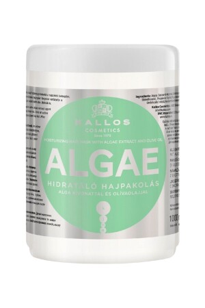 Algae 1000ml Moisturizing Hair Care Mask with Seaweed Extract and Olive Oil KJMN1109 - Kallos Cosmetics