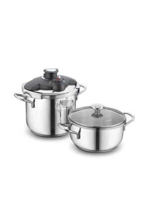 Alia 4 Piece Pressure Cooker Set A171 9080802A171 - KORKMAZ
