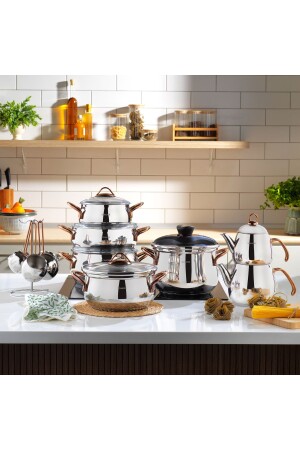 Alia Steel Mitgift-Set, 18-teilig, Kupfer, 1S004-29001-BKR01 - Schafer