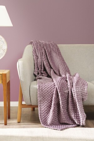 Alice Lilac Tomurcuk Wellsoft TV Blanket 130x170 Cm - Karaca Home