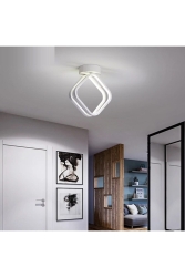 Alice Modern Design Weiße Farbe Wohnzimmer – Küche – Flur Weißer LED-2-teiliger Kronleuchter ALC81 - Fer Avize