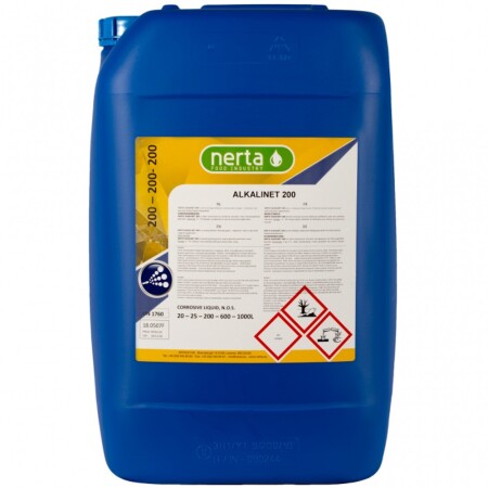 Alkaline detergent NERTA Alkalinet 200 20L - Nerta