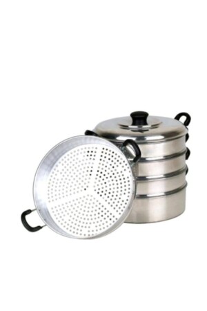 Alkoy Mantı Tenceresi Alüminyum 28 Cm 4 Katlı 28cm1adet - ideacorp