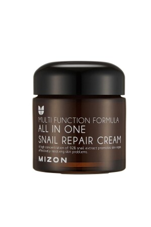 All In One Snail Repair Cream - Salyangoz Özlü Hepsi Bir Arada Bakım Kremi 75 g 8809587520664 - Mizon