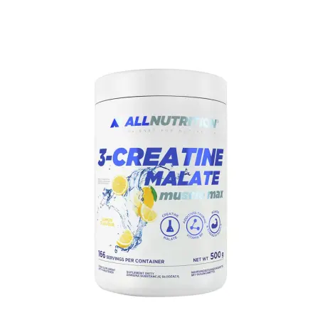 ALLNUTRITION 3-Creatine Malate Muscle Max (500 g, Lemon) - ALLNUTRITION
