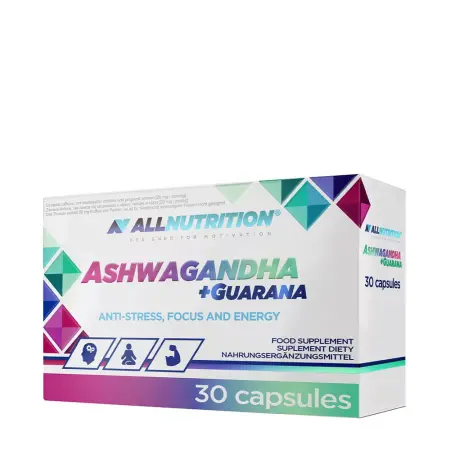 ALLNUTRITION Ashwagandha + Guarana (30 Capsules) - ALLNUTRITION